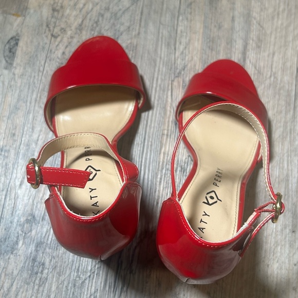 Katy Perry Collections Red Women's Heels Size: 7 - Picture 7 of 10